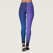 Farbige Sterne Leggings (Rückseite)