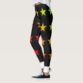 Farbige Sterne Leggings (Links)