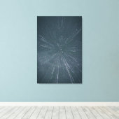 Farbige Sterne Leinwanddruck (Insitu (Holzboden))