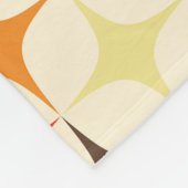 Farbige Sterne Retro Geometrisches Muster Fleecedecke (Ecke)