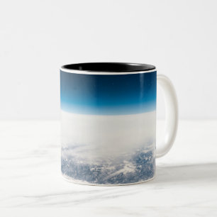Farbige Sterne Zweifarbige Tasse