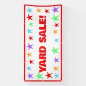 Farbige Sternenbanner Banner (Vertikal)