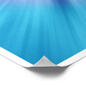 Farbige Sternexplosion Gefärbte Krawatte Poster (Ecke)