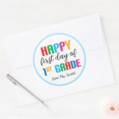 Farbige Sticker für die 1. Klasse (Umschlag)