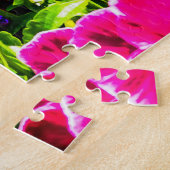 Farbige Stiefmütterchen-Blumen Puzzle (Seite)
