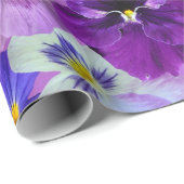 Farbige Stiefmütterchen, Hübsche Blume, Geschenkpapier (Rolleneckpunkt)