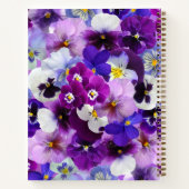 Farbige Stiefmütterchen, Hübsche Blume, Notizblock (Rückseite)