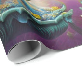 Farbige Stiefmütterchen - KI ART Geschenkpapier (Rolleneckpunkt)