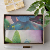 Farbige Stiefmütterchen - KI ART Seidenpapier (Geschenk)