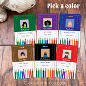 Farbige Stifte Art Lehrer Foto ID Abzeichen Ausweis