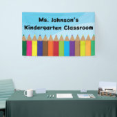 Farbige Stifte Banner (Messeveranstaltung)