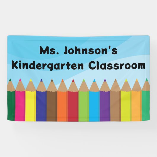 Farbige Stifte Banner (Horizontal)