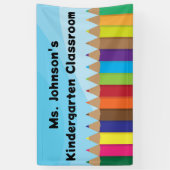 Farbige Stifte Banner (Vertikal)