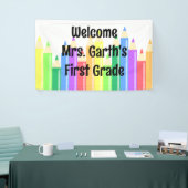 Farbige Stifte Banner (Messeveranstaltung)