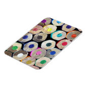 Farbige Stifte beenden Premium Magnet (Linke Seite)