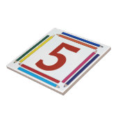 Farbige Stifte Brief und Hausnummer Tilgung Fliese (Seite)