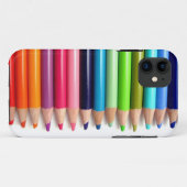 Farbige Stifte Case-Mate iPhone Hülle (Rückseite (Horizontal))