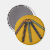 Farbige Stifte Magnet (Vorderseite/Rückseite)