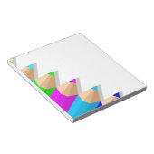 Farbige Stifte Notepad Notizblock (angewinkelt)