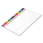 Farbige Stifte Notizblock (angewinkelt)