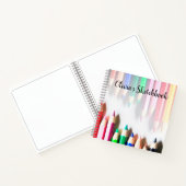 Farbige Stifte Notizblock (Innenseite)