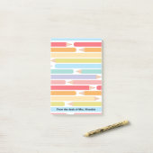 Farbige Stifte Personalisiert Lehrer Bewertung Post-it Klebezettel (Auf Schreibtisch)