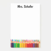 Farbige Stifte Post-it-Hinweise Post-it Klebezettel (Vorderseite)