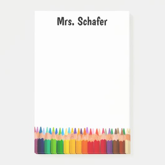 Farbige Stifte Post-it-Hinweise Post-it Klebezettel (Vorderseite)