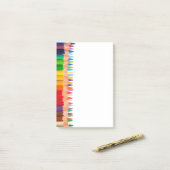 Farbige Stifte Post-it Klebezettel (Auf Schreibtisch)