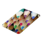 Farbige Stifte Premium Magnet (Linke Seite)