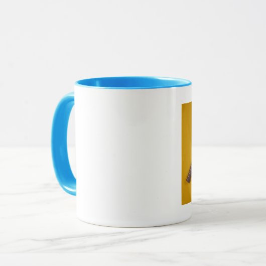 Farbige Stifte Tasse (Vorderseite Links)