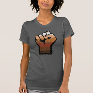 Farbige Stolzfaust T-Shirt