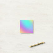 Farbige, strahlende Post-It-Notes Post-it Klebezettel (Auf Schreibtisch)