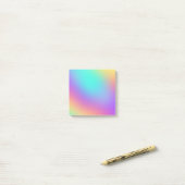 Farbige, strahlende Post-it-Notizen Post-it Klebezettel (Auf Schreibtisch)