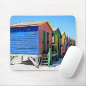 Farbige Strand-Hütten Mousepad (Mit Mouse)