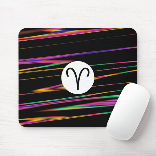 Farbige Stränge - Aries Mousepad (Mit Mouse)