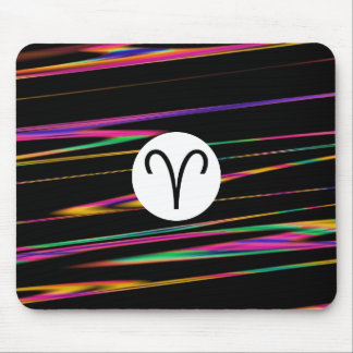 Farbige Stränge - Aries Mousepad