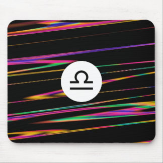 Farbige Stränge - Libra Mousepad