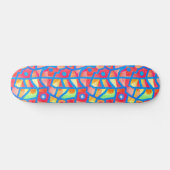 FARBIGE STRASSE POP KUNST COOLE SKATEBOARD (Horizontal)