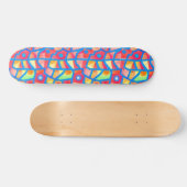 FARBIGE STRASSE POP KUNST COOLE SKATEBOARD (Horizontal)