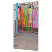 Farbige Straßenszene Klemmbrett (Links)