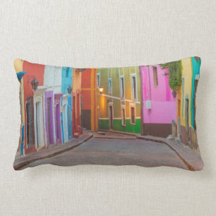 Farbige Straßenszene Lendenkissen