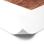 Farbige Straußenillustrierung Poster (Ecke)