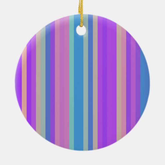 Farbige Streifen 01 Keramikornament (Hinten)