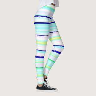 Farbige Streifen abstrakt Leggings