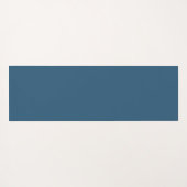 Farbige Streifen Aquamarin türkisfarbene blaue Str Yogamatte (Rückseite (Horizontal))