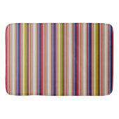 Farbige Streifen Badematte (Vorderseite)