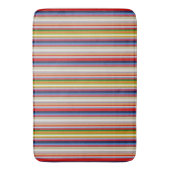 Farbige Streifen Badematte (Vorderseite Vertikal)