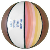 Farbige Streifen Basketball (Vertikal)