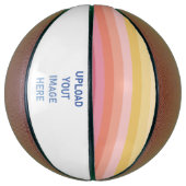 Farbige Streifen Basketball (Vertikal)